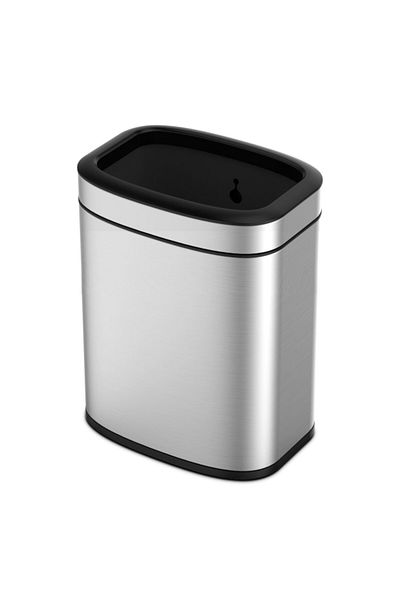 EKO Rectangular Fingerprint Proof Coated Open Top Waste Bin 20 Liter
