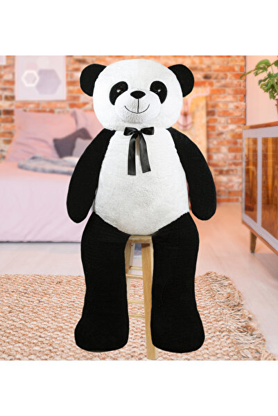 Özgüner Oyuncak Papyonlu Peluş Panda - Dev Boyutuyla En Güzel Hediye