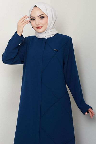 hafsamina Φεράκι με Σταυροβελονιά Μονόπλευρη - Indigo HM2708
