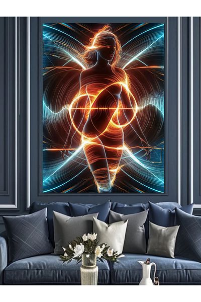 Tablomega Pânză decorativă Energy Size - Lemn MDF