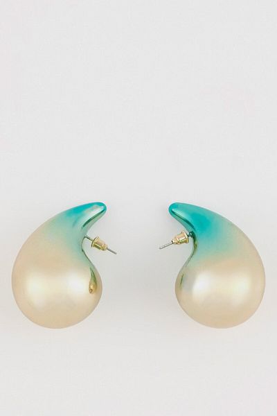 DeFacto Дамски обеци Blue Drop D0151axns