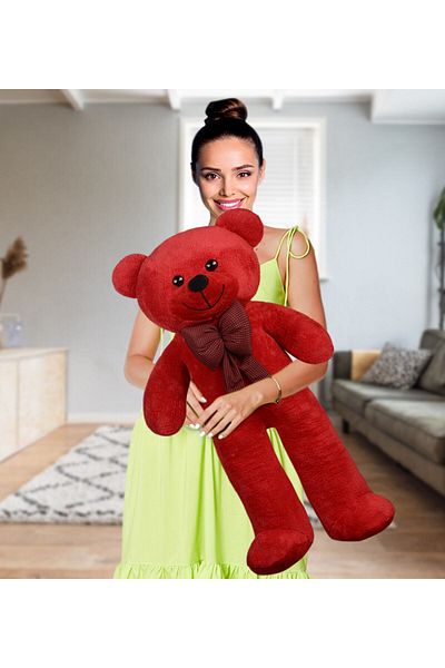 Pandamkee Toy 100 cm Teddy Bear with Bow Tie Special for Lover