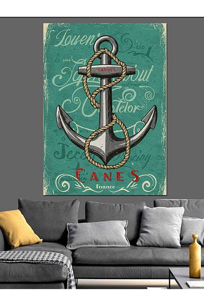 Tablomega Pânză decorativă cu tema Capa și Marinar - Lemn MDF