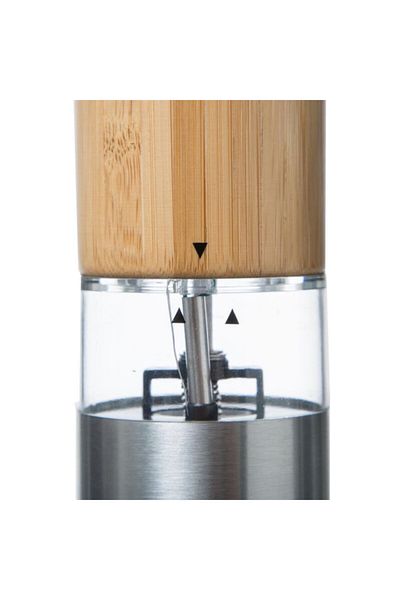 Five Simply Smart Compact Bamboo Salt and Pepper Mill 20.5cm