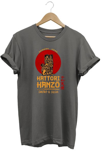 remonz Μπλουζάκι Hanzo Printed Kill Bill 100% βαμβακερό κανονική εφαρμογή