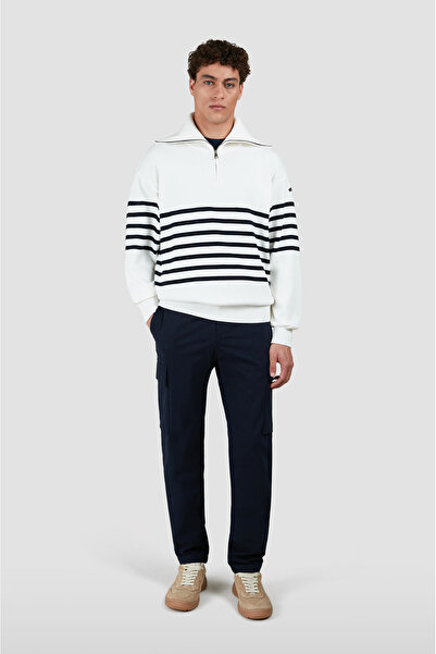 PAUL&SHARK MEN'S KNITTED T-SHIRT C.WCOTTON