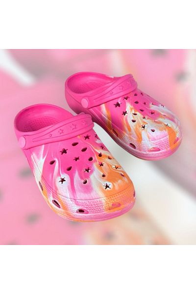 AkınalBella Girl Child Pink Special Design Soft Soft Sole Light Slippers Sandals