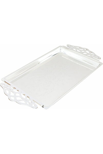 Alsaif Gallery Al Saif Gallery steel tofarya set, two pieces, patterned -- silver