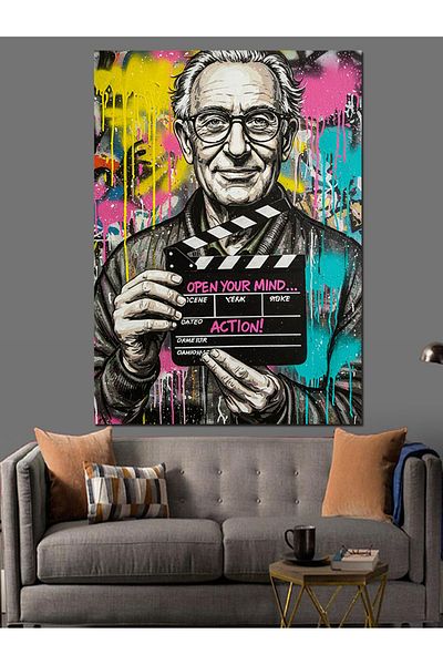 Tablomega Idea Man Poster Decorative Canvas - Mdf Wooden Painting