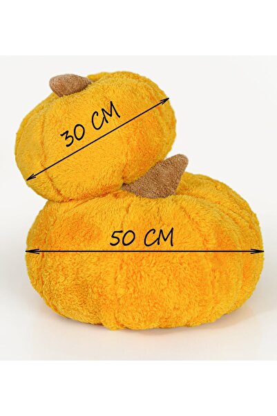 Pandamkee Paptex Decorative 2-Piece Plush Pumpkin Throw Pillow