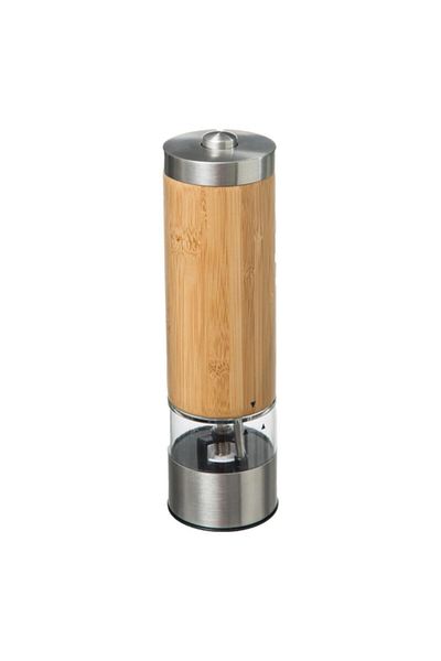 Five Simply Smart Compact Bamboo Salt and Pepper Mill 20.5cm
