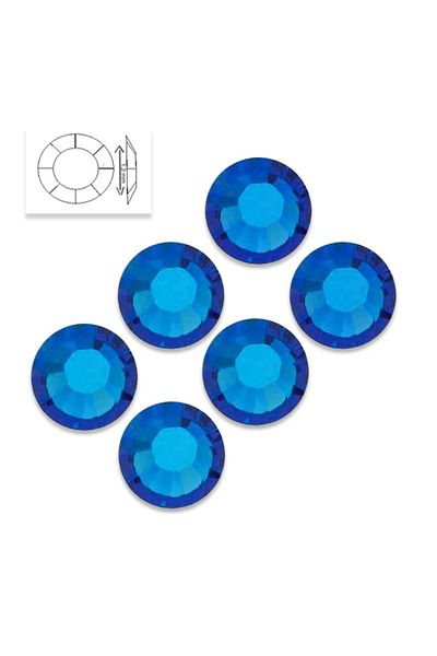 Cupio Swarovski SS5 Capri Blue 20 buc