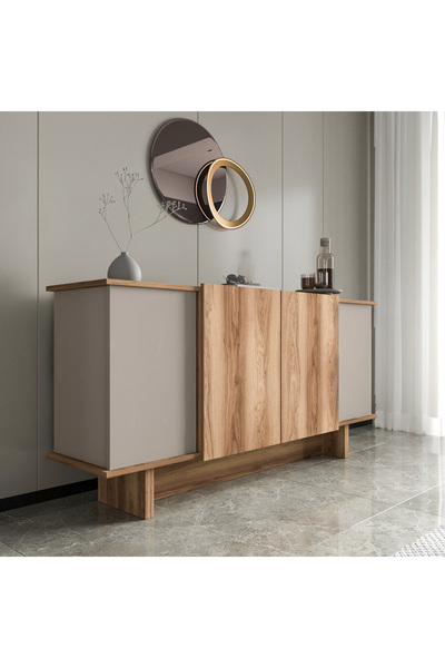 ALONEX HOME Diana 180 Cm Konsol , Ceviz- Dolunay Konsol Dianaknsl-1, One Size