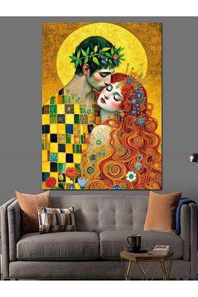 Tablomega Love and Nature Drawing Decorative Canvas - Mdf Wooden Painting