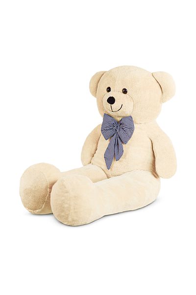 Pandamkee 140 سم دمية دب كبيرة مع ربطة عنق