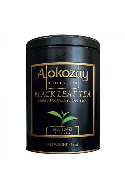 Alokozay Green Leaf Tin Tea 125gms X Pack of 24