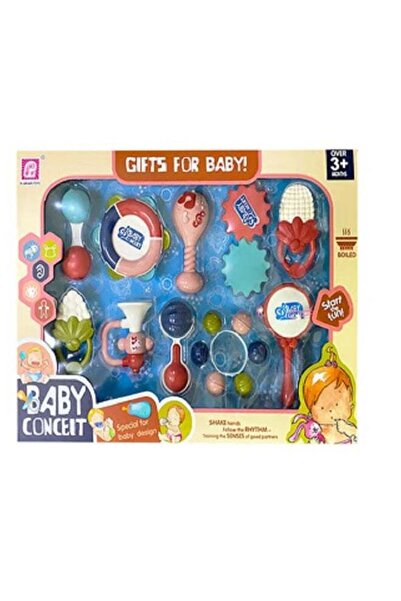 FULLJOY Baby quilt set with multiple pieces, shapes and colors