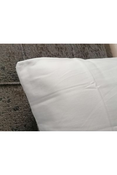 Taç White Crown Printed Cotton Satin Pillow Case Set (2 Pcs 50X70 cm)