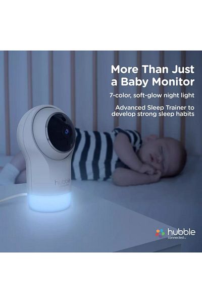 Hubble Connected Nursery Pal Glow Plus Smart Baby Monitor