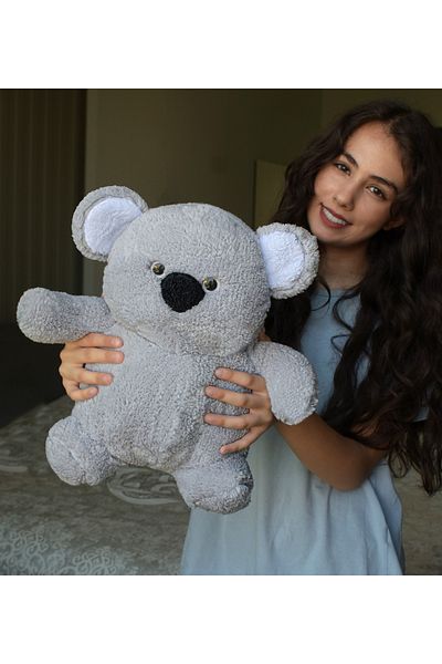 Pababo 45 Cm Gray Koala Plush Toy - Soft and Cute