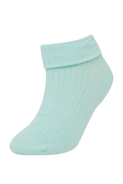 DeFacto Baby Girl Seamless 4-Piece Cotton Long Socks C9092A5Ns