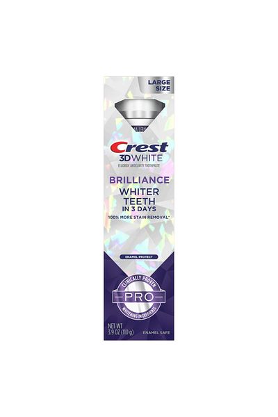 CREST 3D White Brilliance Pro Teeth Whitening Toothpaste 110g