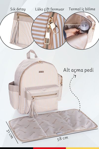Kinder Baby Zebbra Thermal Mother Baby Care Bag