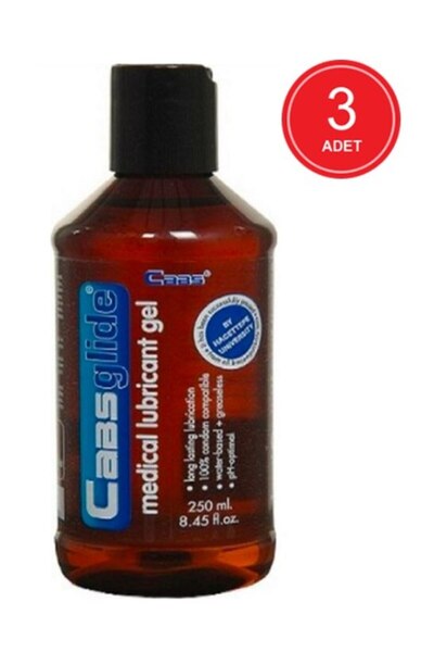 Cabs Glide Su Bazlı Kayganlaştırıcı Jel 3 X 250 ml