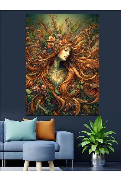 Tablomega Pânză decorativă Regina de primăvară - Lemn MDF