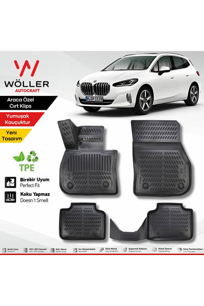 wöller Bmw 2 Serisi Paspas Active Tourer 2022 Sonrası Uyumlu 3d Havuzlu Wölle...