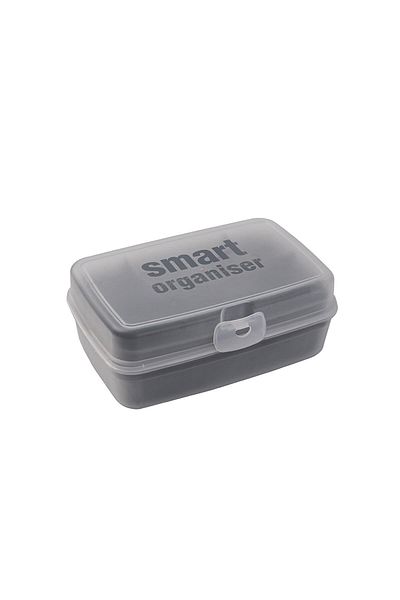 Herevin Gray Color Smart Storage Box 14.5 cm X 21.5 cm X 8.2 cm