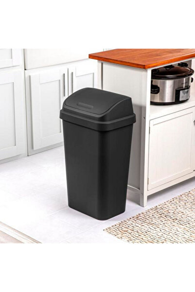 Sterilite Durable Construction BPA-Free Swing Top Wastebasket 13 Gal
