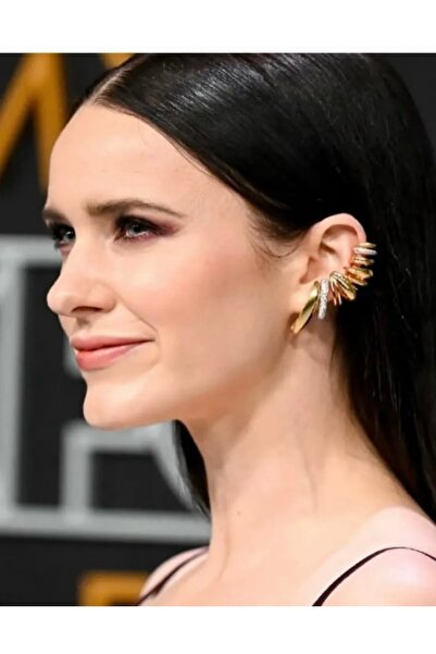 mibrillo Vip Marka Muadili Çoklu Görünümlü Kıkırdak Küpe Earcuff