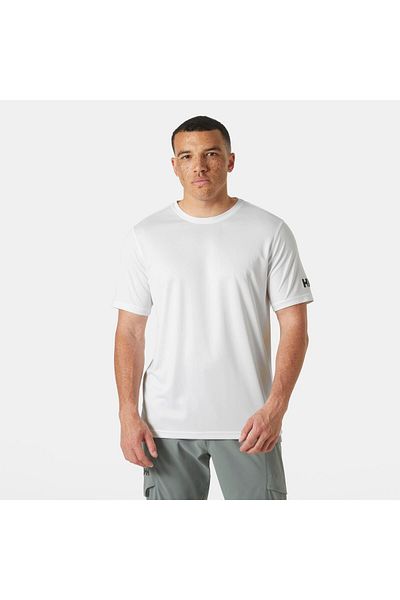 Helly Hansen Ανδρικό λευκό μπλουζάκι με στρογγυλή λαιμόκοψη Hh Tech 2.0