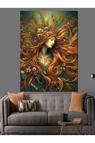 Tablomega Pânză decorativă Regina de primăvară - Lemn MDF