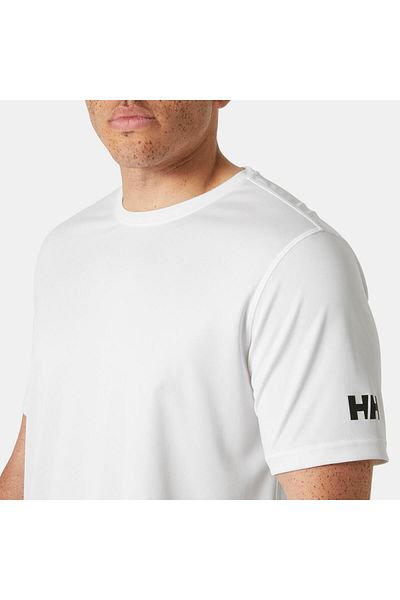 Helly Hansen Ανδρικό λευκό μπλουζάκι με στρογγυλή λαιμόκοψη Hh Tech 2.0