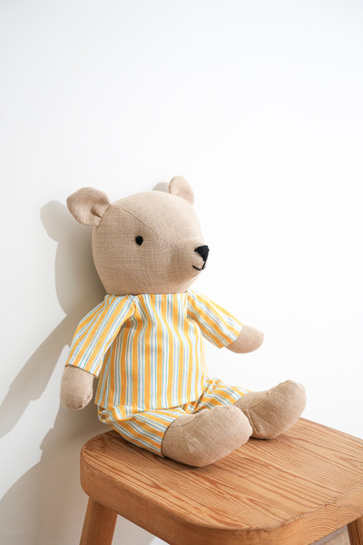 Tuğba Kuğu Pijamalı Ayıcık Uyku Arkadaşı