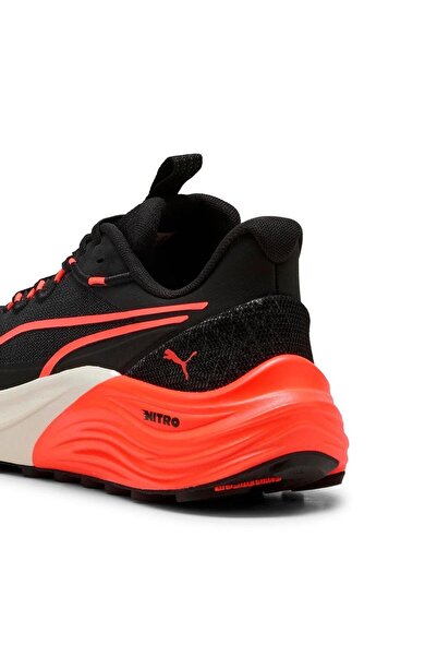 Puma 310791 Electrify Nitro 4 Trail Spor Ayakkabı Siyah-Kırmızı