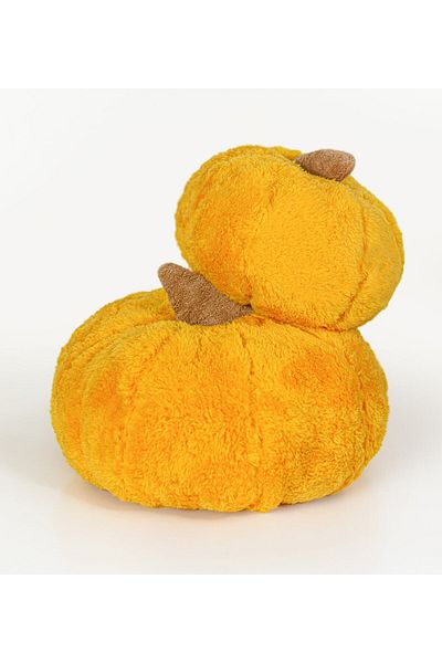 Pandamkee Decorative 2-Piece Plush Pumpkin Throw Pillow