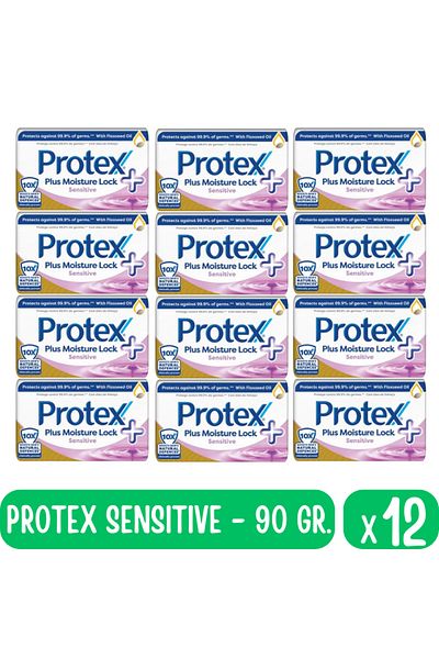 Protex Sapun solid antibacterian Protex Sensitive, 12 buc x 90 gr.
