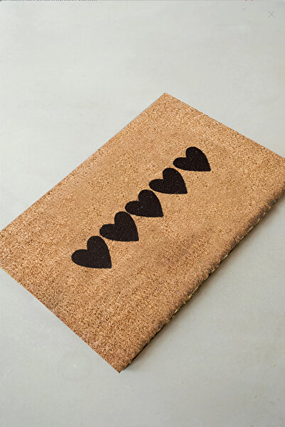 Chilai Home Coco Pelo 40x60 Cm Bristle Mat, Decorative Multi-Purpose Indoor and Outdoor Door Mat