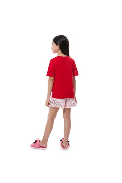 Victor and Jane Girls' PJ Set – Soft Shorts and Top Sleepwear Set 4-5YRS