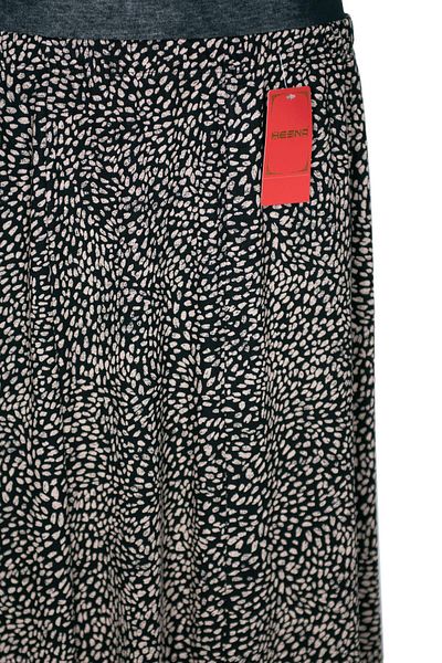 HESNA Women's Ecem Battal Black Skirt - 8 Pieces Elastic