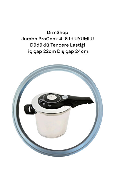 JUMBO PROCOOK QUİCK 4-6 Lt Compatible Pressure Cooker Rubber Inner 22cm Outer 24cm