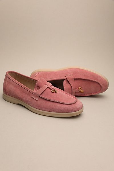 Gondol Mocasini clasici de dama din piele naturala Dusty Rose 39 ttx.70123