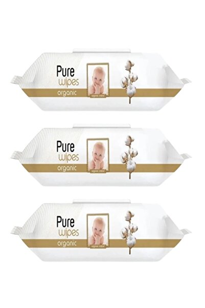 Pure Baby Organik Pamuklu 270 Yaprak (90x3) Islak Havlu