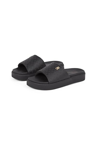 Tommy Hilfiger Kadın PLATFORM MONOGRAM POOLSLIDE Terlik