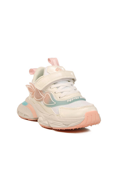 pepino White Velcro Lightweight Breathable Girl's Sports Shoes 1976 P