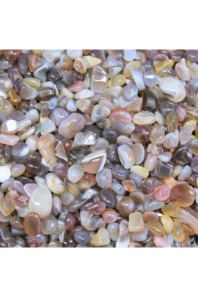 Choice عقيق بوتسوانا ١٠٠ غرام جمشت/فلوريت ملون/عقيق بوتسوانا نصف مصقول، رقائق...