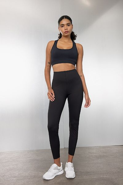 DeFacto High Waist Stretchy Premium Sports Leggings - C9191Ax24Au